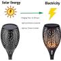 SIKOT Solar Torch Lights with Flickering Dancing Flame, Outdoor Yard Decoration Patio Lights Landscape Lighting Dusk to Dawn Auto On/Off Upgraded 3 Modes Path Lights for Garden Deck Driveway (2 Pack)
