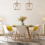 LITFAD Antique Brass Lantern Pendant Lighting Industrial 1 Light Metal Ceiling Lamp LED Barn Pendant Light Ceiling Hanging Light with Adjustable Hanging Chain for Dining Room Living Room Restaurant