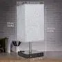DLLT Modern USB Table Lamp with Dual Charging Ports, Bedside Desk Lamp, Square Grey Fabric Shade Nightstand Light with Metal Base for Bedroom/Study Room/Living Room E26 Bulb Included(Pack of 2) DLLT Modern USB Table Lamp with Dual Charging Ports, Bedside Desk Lamp, Square Grey Fabric Shade Nightstand Light with Metal Base for Bedroom/Study Room/Living Room E26 Bulb Included(Pack of 2)