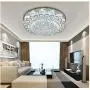 Sky Demons Crystal Ceiling Light K9 Crystal Chandelier LED Ceiling Light, Built-in Modern Chandelier Installation, Bar Living Room Dining Room Bedroom Lamp (Diameter 31.5 Inches)