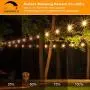 2-Pack Dimmable LED Outdoor String Lights, 48FT Shatterproof Patio Lights, Linkable Hanging Lights with Vintage Edison Bulbs, IP65 Waterproof Commercial Lights String for Backyard, Garden, Porch, Deck 2-Pack Dimmable LED Outdoor String Lights, 48FT Shatterproof Patio Lights, Linkable Hanging Lights with Vintage Edison Bulbs, IP65 Waterproof Commercial Lights String for Backyard, Garden, Porch, Deck