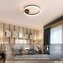 Royal Pearl Modern Ceiling Lighting LED Dimmable Flush Mount Ceiling Light Fixture Round Light Fixtures for Kitchen Dining Room Living Room Bedroom Warm White 3000K Black Royal Pearl Modern Ceiling Lighting LED Dimmable Flush Mount Ceiling Light Fixture Round Light Fixtures for Kitchen Dining Room Living Room Bedroom Warm White 3000K Black