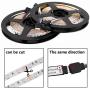 Yetaida 16.4ft USB LED Strip Light with Remote, Color Changing LED Strip Lights, for Bedroom, Home, Kitchen, DIY Decoration (Not Include Battery)