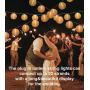 Mini Lantern Lights String Outdoor, TIGOMOOV 3 Inch Globe Lantern String Lights for Bedroom -20CT Connectable White Lantern Lights for Wedding Decorations, Patio,Porch,Window Decor