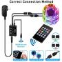 Ninge LED Strip Lights 32.8ft(10m) Built-in Mic Music Sync Color Changing Led Light Strip,Bluetooth App Control LED Tape Lights,LED Lights for Bedroom TV Party Home Decor