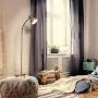 Brightech Avery - Dimmable Task & Reading LED Floor Lamp - Bright Modern Contemporary Standing Light - for Office, Bedroom, & Living Room - Sturdy and Lightweight - Brass