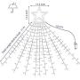 Outdoor Christmas Decorations Star Lights String,320 LED 16.4 ft Christmas Tree Lights , 8 Memory Lighting Modes&Timer Christmas Star Lights for Yard,Festival,Party,Christmas Decorations (Warm White)