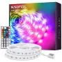 KSIPZE RGB Led Strip Lights 65.6ft Color Changing with Remote for Bedroom, Room Lighting, Kitchen, Home, Party KSIPZE RGB Led Strip Lights 65.6ft Color Changing with Remote for Bedroom, Room Lighting, Kitchen, Home, Party