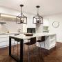 Infront Foyer Light Chandelier 3-Light Dining Room Lighting Fixtures Oil Rubbed Bronze Finish Farmhouse Chandelier Light Fixtures Hanging Ceiling Pendant Light