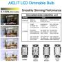 G9 LED Bulb Dimmable 5000K, Bright White, 4-Watt(40W Halogen Equivalent), AIELIT Bi-Pin Base Daylight LED Light Bulbs for Bathroom Crystal Chandelier, Pendant Lamp, Desk Light, Home Decoration, 8-Pack