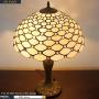 Tiffany Table Lamp Crystal Pear Bead Amber Stained Glass Colorful Shade Reading Light W16H24 Inch Tall S005 WERFACTORYLAMPS Parent Friend Kid Living Room Bedroom Study Cafe Bar Antique Art Craft Gift