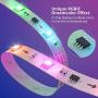 Govee LED Strip Lights RGBIC, 16.4FT Bluetooth Color Changing Rainbow LED Lights, APP Control with Segmented Control Smart Color Picking, Multicolor LED Music Lights for Bedroom, Room, Kitchen, Party