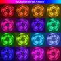52.5FT LED Strip Lights Bluetooth,SOLMORE RGB LED Strip Music Sync Color Changing LED Lights Strips 24-Key Remote DIY Color Options LED Strip Lights APP Controlled for Bedroom Ceiling Under Cabinet