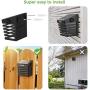 Solar Fence Deck Light Outdoor with Premium LEDs, 2 Optional Modes Waterproof Solar Powered Wall Lights Lighting Decor for Garden, Path, Deck, Fence, Stair, Patio, Pool Backyard (8 Pack, Warm White)