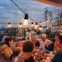 48FT LED Solar String Lights Outdoor, Waterproof Hanging Lights with 17 Shatterproof Vintage Edison Bulbs(2 Spare), Commercial Grade Patio Lights for Backyard Patio Porch Café by PARTPHONER 48FT LED Solar String Lights Outdoor, Waterproof Hanging Lights with 17 Shatterproof Vintage Edison Bulbs(2 Spare), Commercial Grade Patio Lights for Backyard Patio Porch Café by PARTPHONER