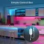 MINGER Led Strip Lights 65.6ft, Color Changing Light Strips with Remote, 20 Preset Colors and 6 DIY Colors, 600 Bright Led Lights, Back Adhesive, Flexible for Room, Bedroom, Living Room, Ceiling