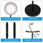 Albrillo Floor lamp - Dimmable LED Floor lamp with RGB and 3 Color Change Modes, Remote Control, 3000K-5000K, 20W/2000lm Super Bright LED Torchiere, Modern Standing Lamps for Bedroom, Office, Black Albrillo Floor lamp - Dimmable LED Floor lamp with RGB and 3 Color Change Modes, Remote Control, 3000K-5000K, 20W/2000lm Super Bright LED Torchiere, Modern Standing Lamps for Bedroom, Office, Black