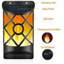Bebrant Solar Wall Lights Outdoor Flickering Dancing Flames Lights with Dark Sensor Auto On/Off Waterproof Landscape Lighting Wall Mounted Night Lights(4 Pack)