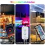 100Ft LED Strip Lights Music Sync Color Changing RGB LED Strip 44-Key Remote, Sensitive Built-in Mic, App Controlled LED Lights Rope Lights, 5050 RGB LED Light Strips for Bedroom Party Home Kitchen