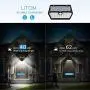 LITOM Solar Lights Outdoor, 40 LED Wireless Wide Angle Motion Sensor Light, IP65 Waterproof Security Solar Light, Three Working Modes for Front Door-2 Pack