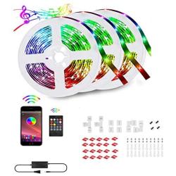 LED Lights for Bedroom 75ft, LED Lights Strip Music Sync Color Changing 5050 RGB Strip Lights APP Bluetooth Control + Remote,Utral Long LED Lights for Bedroom Room Party