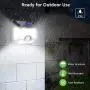 LE Solar Lights, Motion Sensor Outdoor Light, 270° Wide Angle, Four-Sided Lighting, Waterproof, Easy to Install, Wireless Security Lights for Front Door, Garage, Yard and More (Pack of 4) LE Solar Lights, Motion Sensor Outdoor Light, 270° Wide Angle, Four-Sided Lighting, Waterproof, Easy to Install, Wireless Security Lights for Front Door, Garage, Yard and More (Pack of 4)