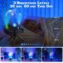 Galaxy Projector Light Bedroom Decor with Tripod Stand and Double Speakers Projects Starry Night Sky with Nebula Star and Earth USB Operated