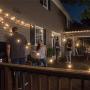 Mr Beams 1W G40 Globe Bulb LED Weatherproof Indoor/Outdoor String Lights, 25 feet, Black
