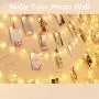 Battery Operated String Lights - 33Ft 100 LEDs Globe Fairy String Lights with Remote for Outdoor/Indoor Bedroom, 8 Modes Decorative String Lights, Bedroom, Garden, Christmas Tree, Wedding, Party