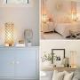 Touch Control Crystal Table Lamp with 2 USB Charging Ports, 3-Way Dimmable Bedside Desk Lamps with Decorative Gold Crystal Lampshade, Nightstand Lamp for Bedroom Living Room, T45 E26 LED Bulb Included