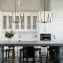 Dining Room Chandelier, Farmhouse Kitchen Island Lighting, 8-Light Modern Hanging Light Fixture, 26” Dia