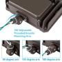 CINOTON 100W LED Flood Light Outdoor, IP65 Waterproof Rating Led Flood Light with Knuckle Mount 13000 Lumen (1000W Incandescent Equivalent) 5000K Daylight LED Flood Light for Yard Garden Garage