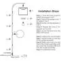 OOWOLF LED Floor Lamp 9W Modern Tall Pole Arc Light with Hanging Lamp Shade Minimalist Floor Light for Bedroom, Living Room, Study Room, Office OOWOLF LED Floor Lamp 9W Modern Tall Pole Arc Light with Hanging Lamp Shade Minimalist Floor Light for Bedroom, Living Room, Study Room, Office