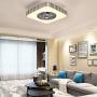 Ceiling Fan with Lights APP Bluetooth Fan Light Led Bedroom Light Ceiling Fan Light 110v Fan Light Living Room Light Modern LED Remote Control Dimmable Flush Mount Enclosed Fandelier Lamp (Square)
