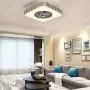 Ceiling Fan with Lights APP Bluetooth Fan Light Led Bedroom Light Ceiling Fan Light 110v Fan Light Living Room Light Modern LED Remote Control Dimmable Flush Mount Enclosed Fandelier Lamp (Square)