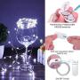 Koxly Fairy String Lights , 12 Pack 7ft 20 20 LED Starry Light CR2032 Battery Included Operated Decorative Twinkle Strings for Indoor Bedroom Outdoor Wedding Party Christmas Festival Decorations