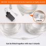 66ft LED Rope Lights Outdoor, OxyLED 300 LED String Lights with Remote, IP65 Waterproof Connectable Tube Lights Plug-in, 7 Modes Rope Lights for Bedroom, Patio Decor, Wedding (Warm White)