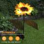 JHBOX Sunflower Decorative Solar Lights Outdoor Garden Stake, Patio Garden Solar Lights Outdoor, Sunflower Solar Garden Lights, Outdoor Patio Garden Sunflower Decor(2 Pack)