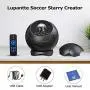 Laser Star Projector, Lupantte Moon Projector, USB Nebula Galaxy Light with Soothing Aurora Effects, Bluetooth Speaker, Sound Activated, Starry Night Light Projector for Bedroom, Party Light Decor.