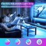 Under Cabinet Light Strip, GPED 5050 RGB Led Light Strip for Bedroom 6 PCS Led Music Lighting Fixtures Kit with APP Control Remote Control Dimmer and Adapter Sync with Music