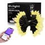 ELlight C9 Outdoor String Lights with APP, Dream Color Changing LED Commercial Outdoor Christmas Lights Waterproof for Patio Party Holiday Wedding Birthday [60 LEDs & 23ft]