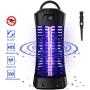 Bug Zapper Electric Mosquito Zapper Killer,Flying Insect Pest Trap Electronic Anti Pest Control Lights for Bedroom Kitchen Toilet Garden Home Indoor Use