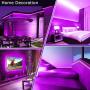 UV Black Light Strip Kit, 33ft IP65 Waterproof LED Blacklight Outdoor Christmas Decorations, 600 Units Lamp Beads, CIYOYO 12V Flexible Blacklight Fixtures for Fluorescent Dance Bedroom Wedding Party