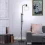 Henn&Hart FL0117 Modern Industrial Height-Adjustable Floor Lamp for Living Room, Bedroom, Office, Black Henn&Hart FL0117 Modern Industrial Height-Adjustable Floor Lamp for Living Room, Bedroom, Office, Black