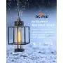 Osimir Outdoor Pendant Light Fixture, 1 Light Exterior Hanging Lantern Porch Light, 14'' Outside Lighting for House in Black Finish with Bubble Glass Lamp Shade 2375/1HL