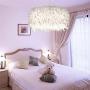 Feather Chandelier Ceiling Pendant Light Shade Simple Nordic-Style Modern Lampshade Floor Lamp Droplight for Living Room Bedroom Dining Room (A)