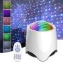 Nitasa Star Projector for Bedroom,Night Light Projector for Kids,Galaxy Projector with White Noise Function,Bluetooth Music Speaker/IR Remote,Bedroom/Ceiling Decor,Yoga,Meditation,Party