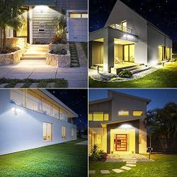 Samuyang LED Solar Security Lights Outdoor, IP65 Waterproof Dusk to Dawn Solar Motion Sensor Light,1500LM,6000K Daylight Black Flood Light with 3 Adjustable Head for Garage,Backyard, Pathway,Patio