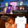 SOLMORE Smart WiFi LED Strip Lights Works with Alexa, Google Home 32.8ft RGB 5050 ,16 Million Colors Phone App Controlled Music Light Strip for Home, Kitchen, TV, Party