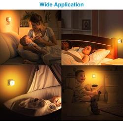 Kids Night Light Plug in - Led Night Lights Plug into Wall with Dual USB Ports, 12 LEDs Motion Sensor Light Night for Bedroom, Hallway, Stairs, Kitchen, Bathroom(2 Pack)